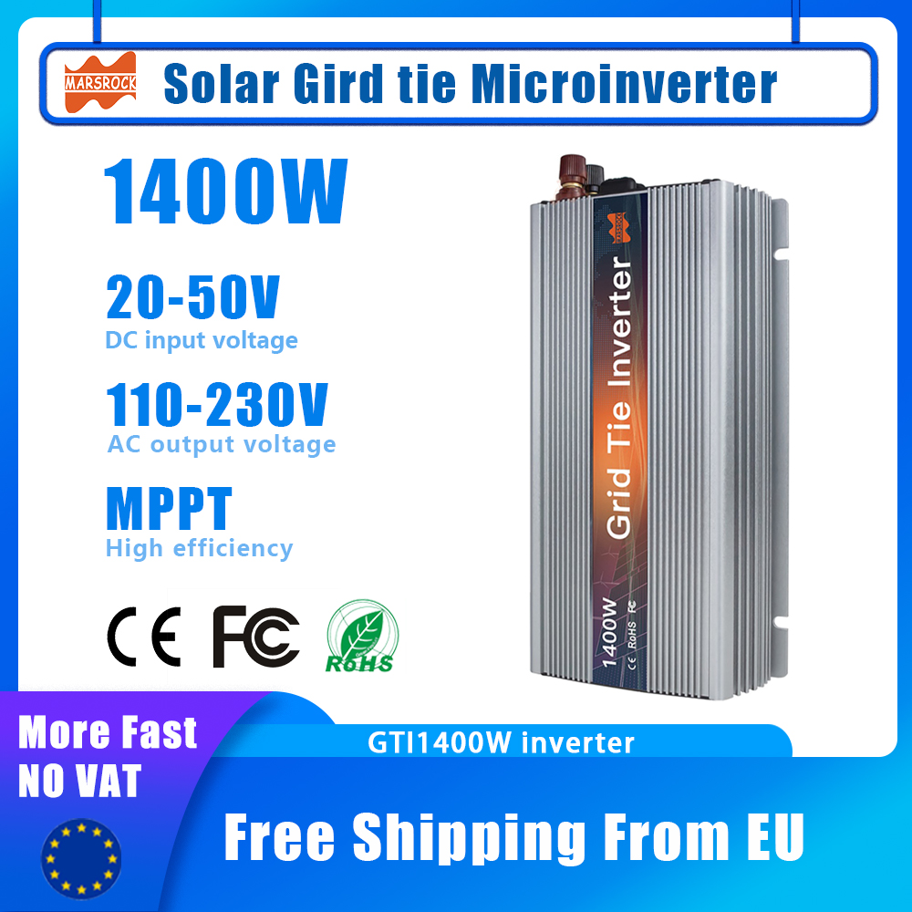 Micro Inverter 1400W Solar Grid Tie - อินเวอร์เตอร์ไมโครโซลาร์ MPPT 1400W แบบเชื่อมต่อระบบกริด DC 18V