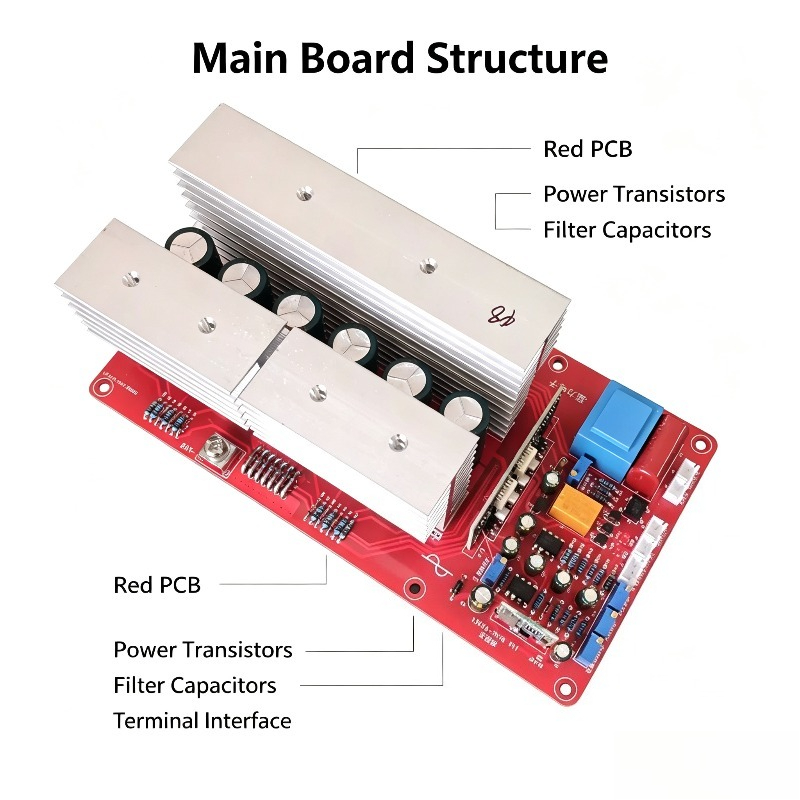 แผงวงจรหลักอินเวอร์เตอร์คลื่นไ - Pure Sine Wave Inverter Board 24V 48V บทวิจารณ์และราคา
