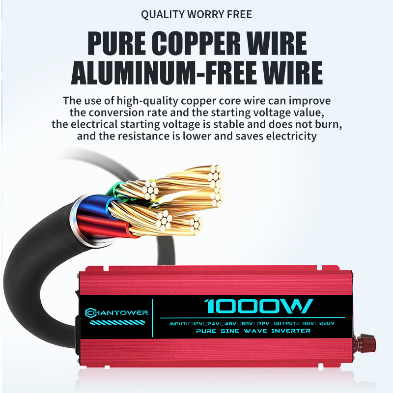 อินเวอร์เตอร์คลื่นไซน์บริสุทธิ - Pure Sine Wave Inverter 5000W 48V 220V บทวิจารณ์และราคา