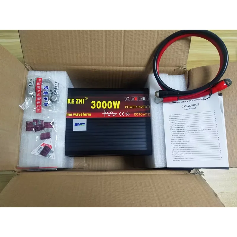 อินเวอร์เตอร์พลังงานแสงอาทิตย์ - Pure Sine Wave Inverter 5000W 48V 220V บทวิจารณ์และราคา